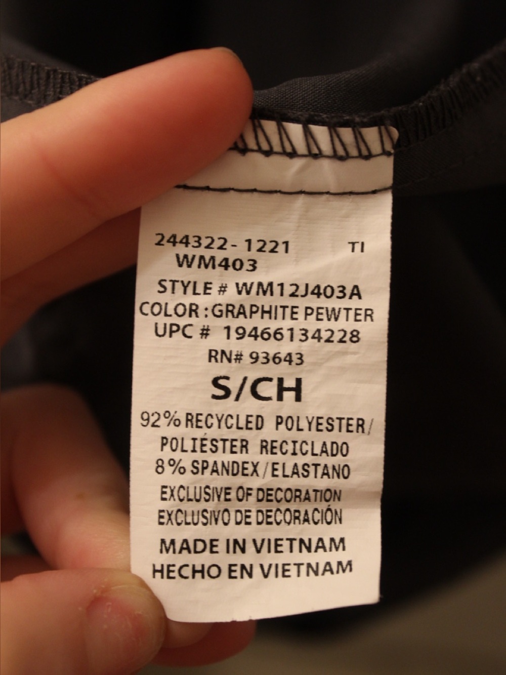 ScrubStar Women’s Snap Front Warm-Up Scrub Jacket in Pewter - Picture 4 of 4
